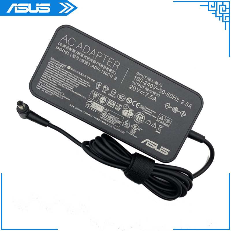 Asus 150W 20V 7.5A Laptop Charger Power Adapter(Connector size : 6.0*3.7mm)- Power Cable Included - Image 4