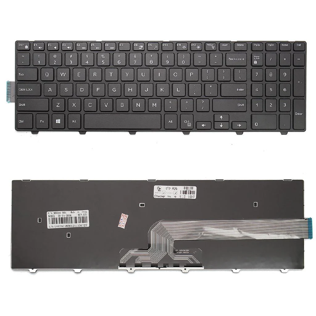 dell-3542-keyboard-1.webp Dell Laptop keyboard for Inspiron 15 3000 5000 3541 3542 (3 Months only replacement Warranty) - Image 1