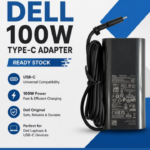 Dell OEM 100W USB-C GaN Original Ultra Slim Laptop Adapter Charger, 0VH0V