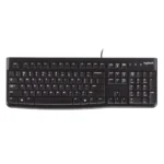 Logitech K120 Corded USB Keyboard with Spill Resistant Design - Black