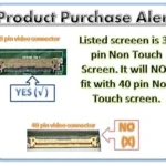 Lenovo G50-30 G50-45 G50-70 G50-80 Screen for Laptop (15.6 Slim, 30 Pin)